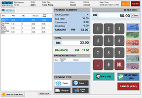 Point of Sales Order Payment